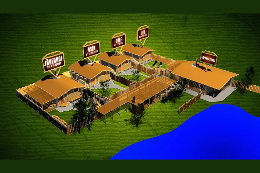 Banja-Anlage 3-D