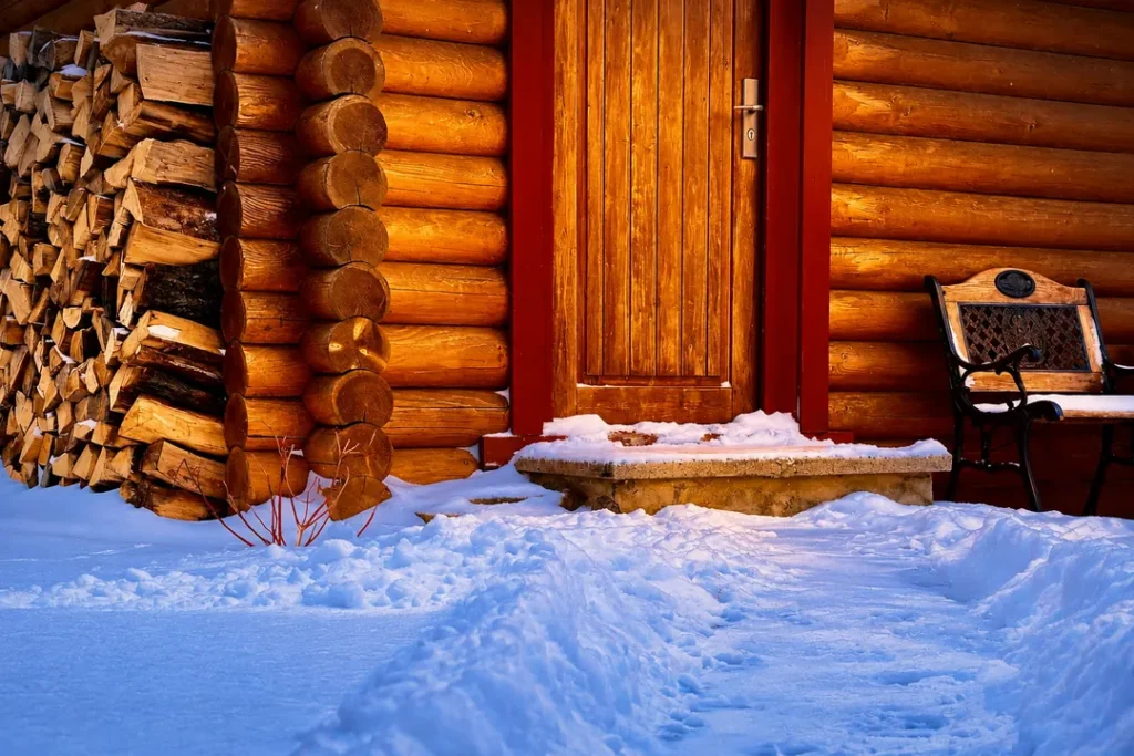 Banjadorf im Winter
